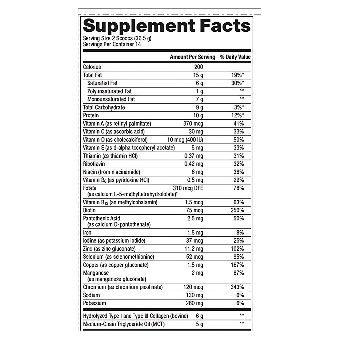 Ketogenic Collagen (Vanilla Flavor)