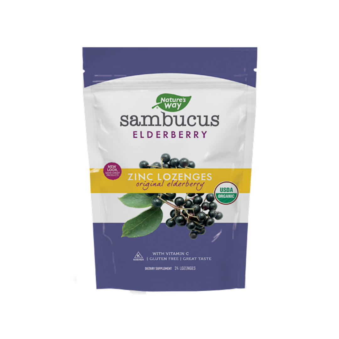 Sambucus Zinc Lozenges Elderberry
