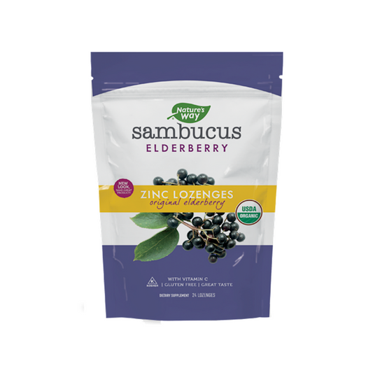Sambucus Zinc Lozenges Elderberry
