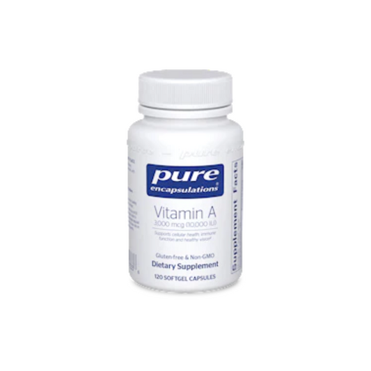 Vitamin A 10,000 IU 120 gels - myvibrantstore