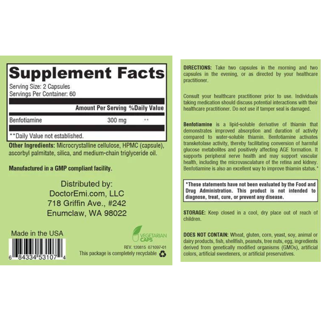 Highly Absorbed Thiamine - myvibrantstore